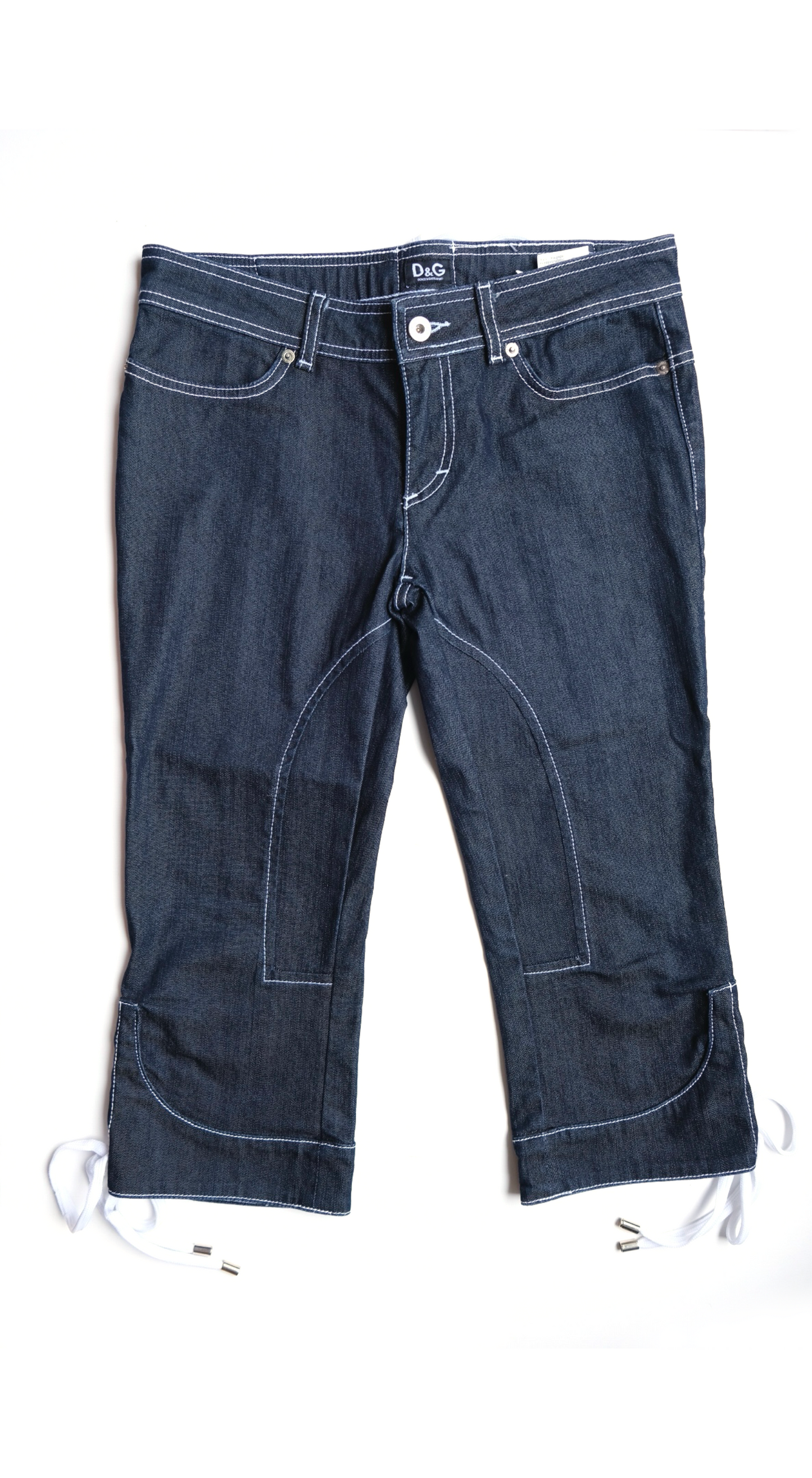 Dolce & Gabbana ~ 2000s Denim Jacket & Capri Pants Set