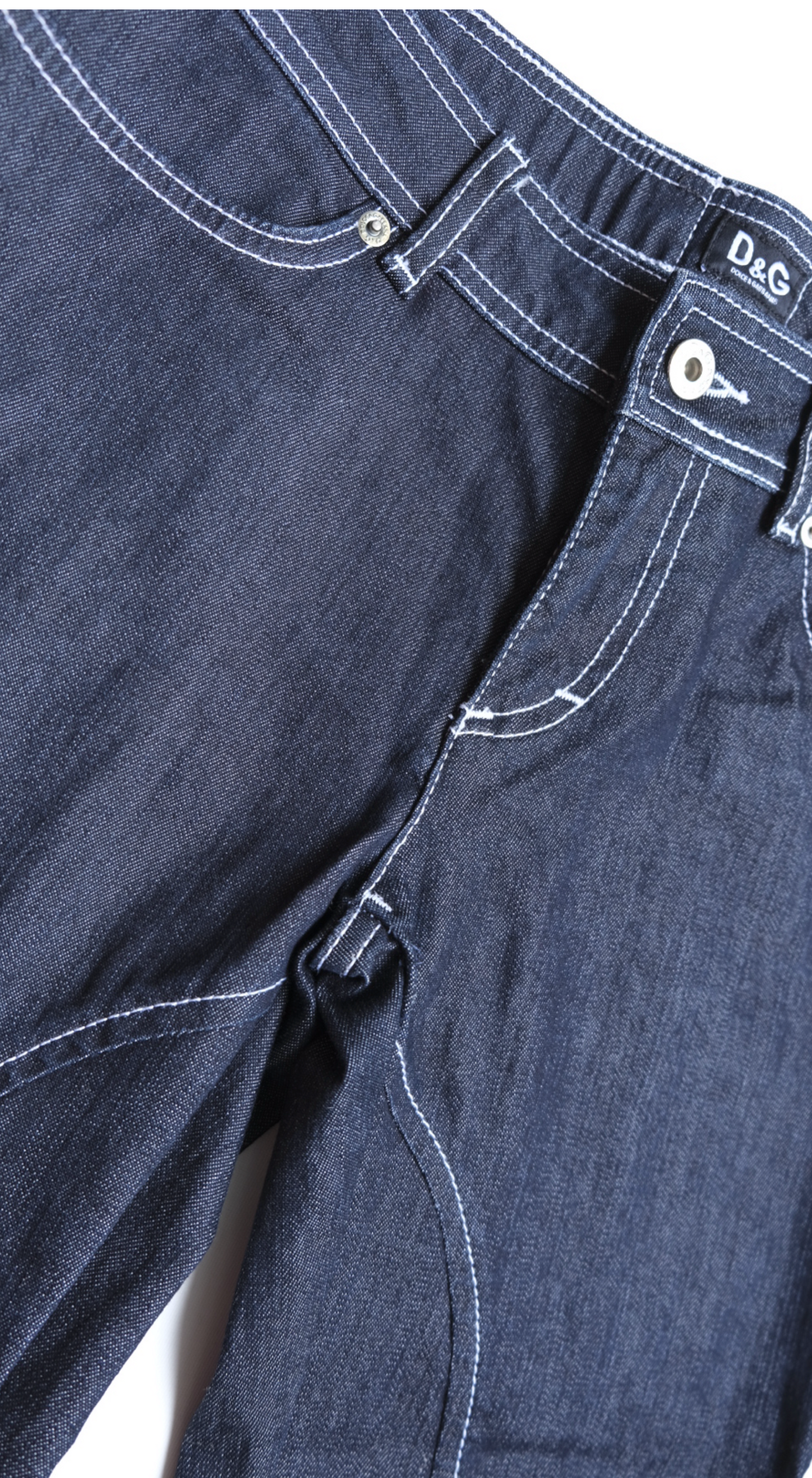 Dolce & Gabbana ~ 2000s Denim Jacket & Capri Pants Set