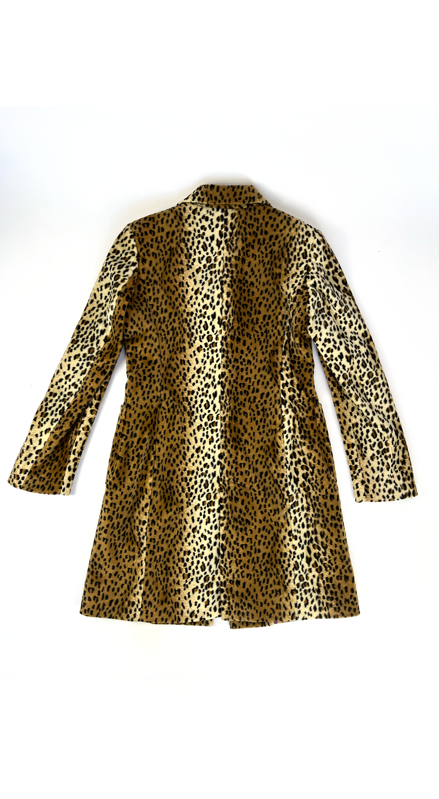 Miss Sixty ~ Y2k Fuzzy Leopard Coat