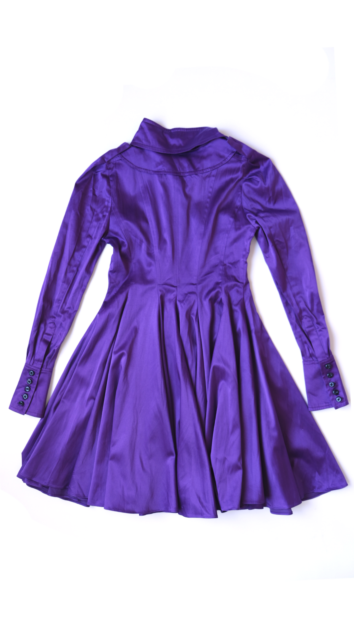 Chloé ~ Purple Silk Dress