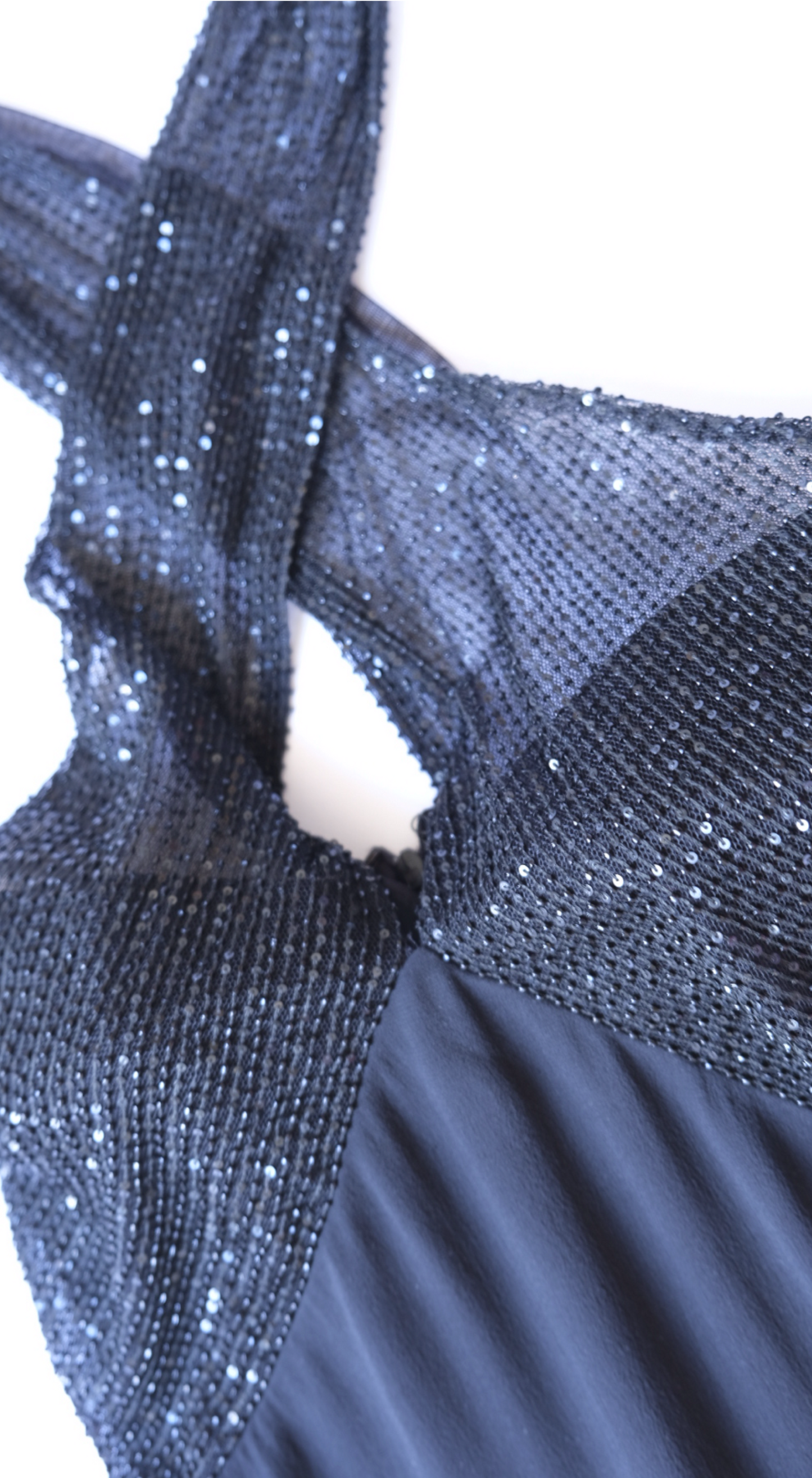 La Perla ~ Black Halterneck Long Evening Dress