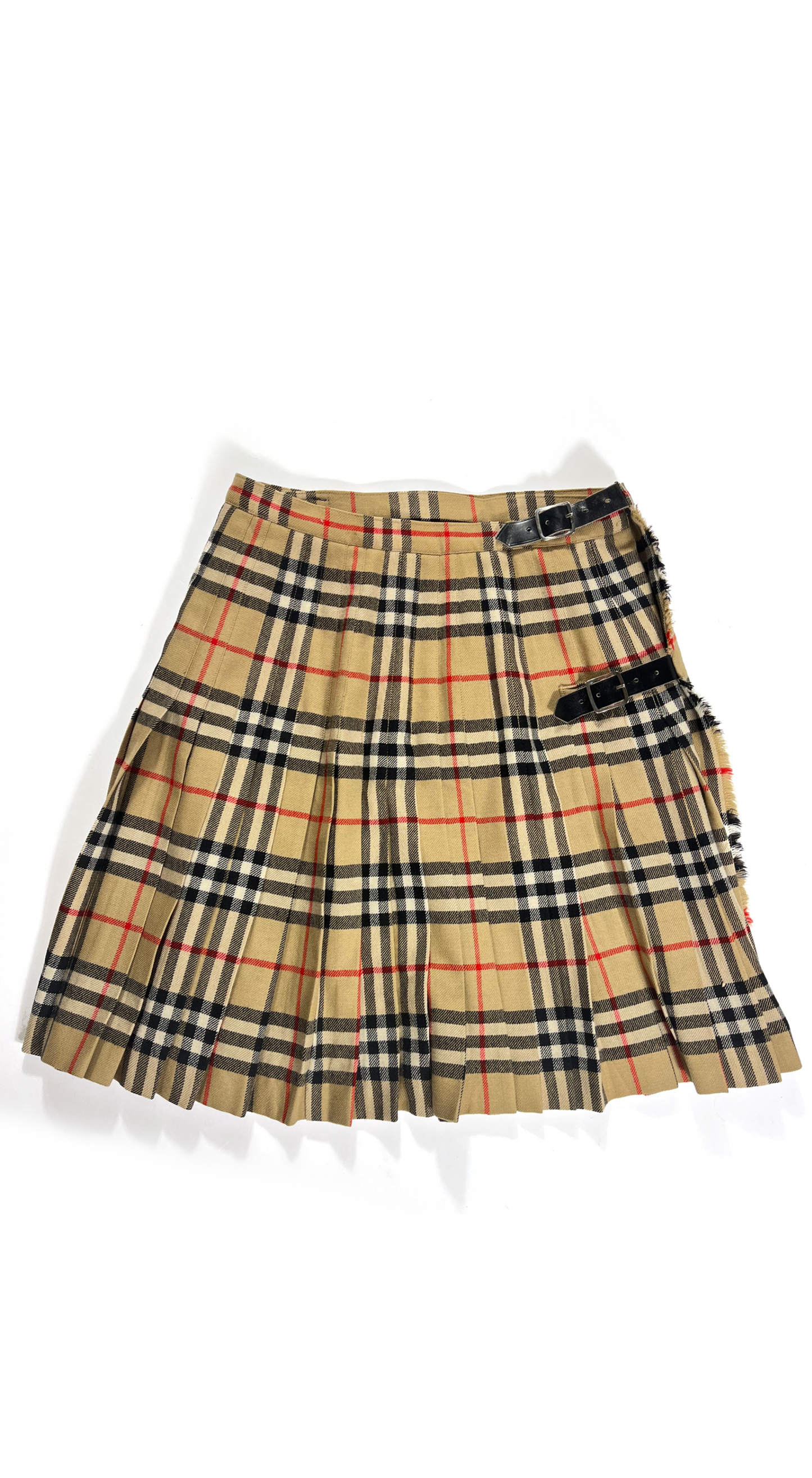 Burberry ~  Vintage 1980s Tartan Skirt