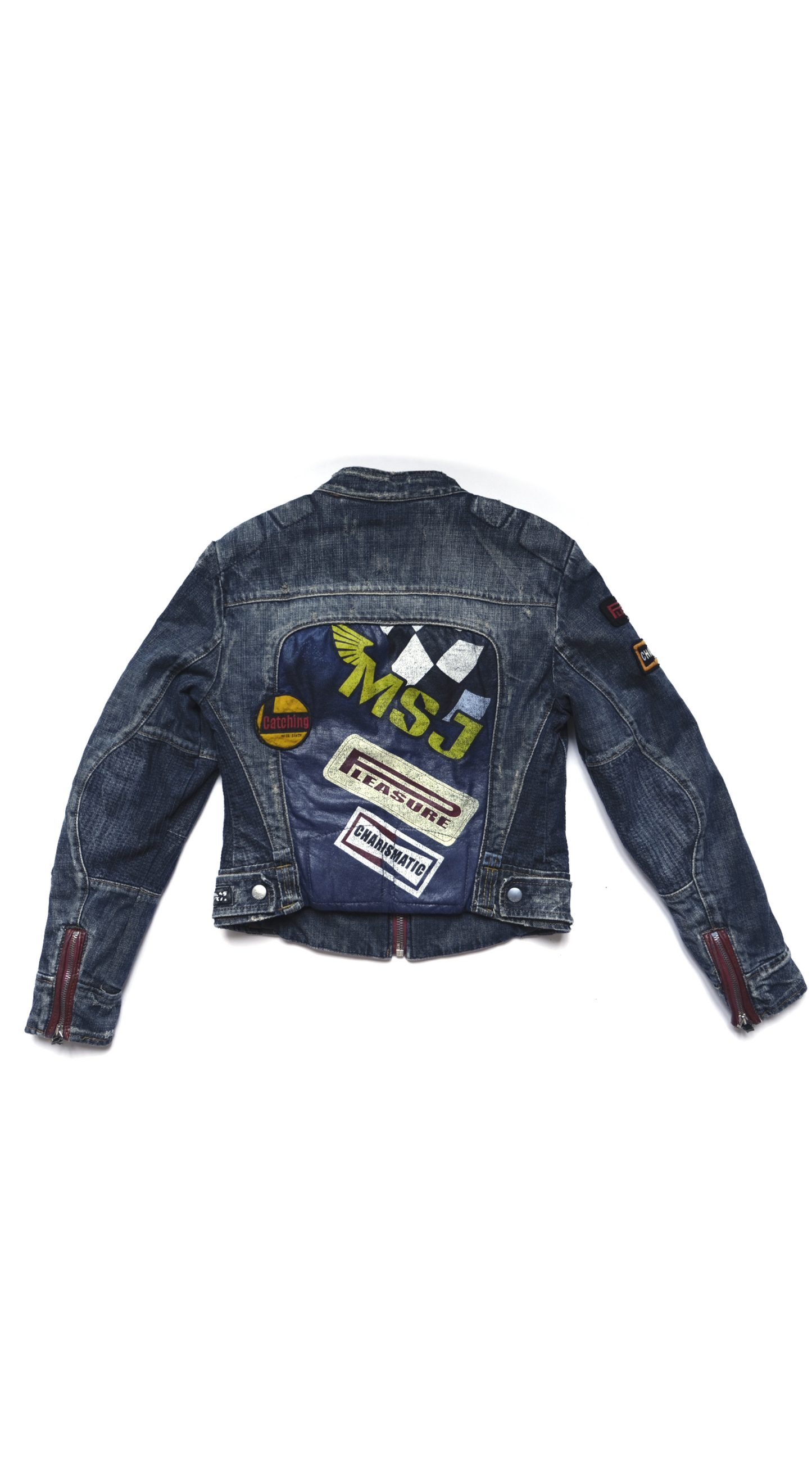Miss Sixty ~ 2000s Vintage Moto Sport Denim Jacket