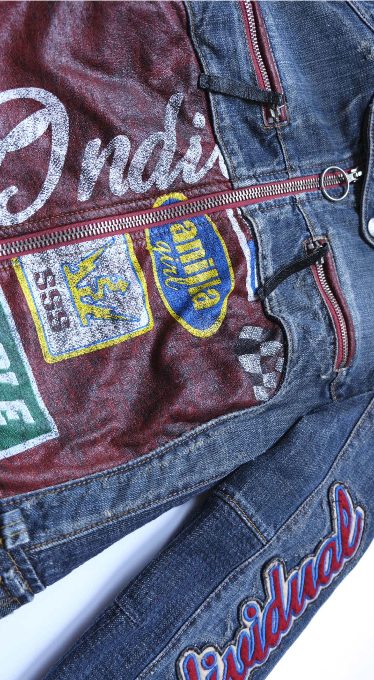 Miss Sixty ~ 2000s Vintage Moto Sport Denim Jacket