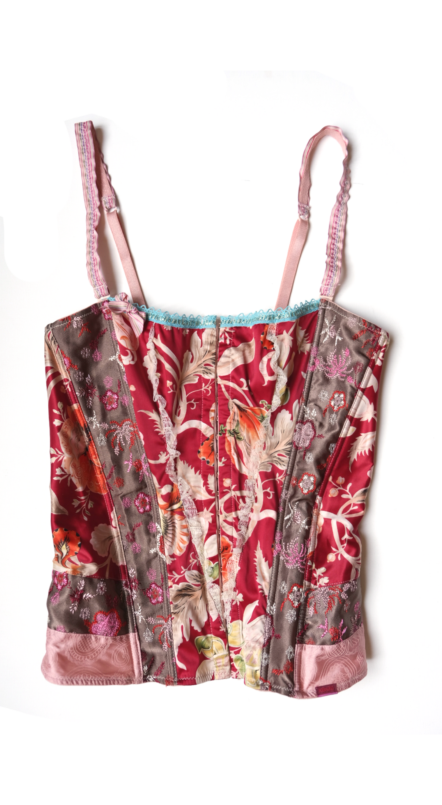 Kenzo ~ Y2K Floral Lace Corset