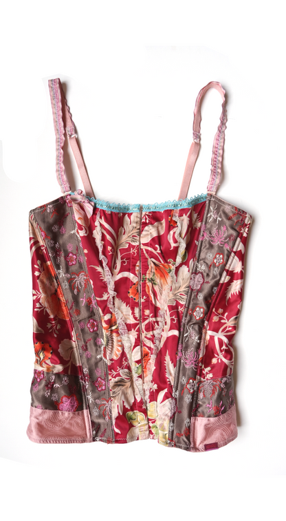 Kenzo ~ Y2K Floral Lace Corset