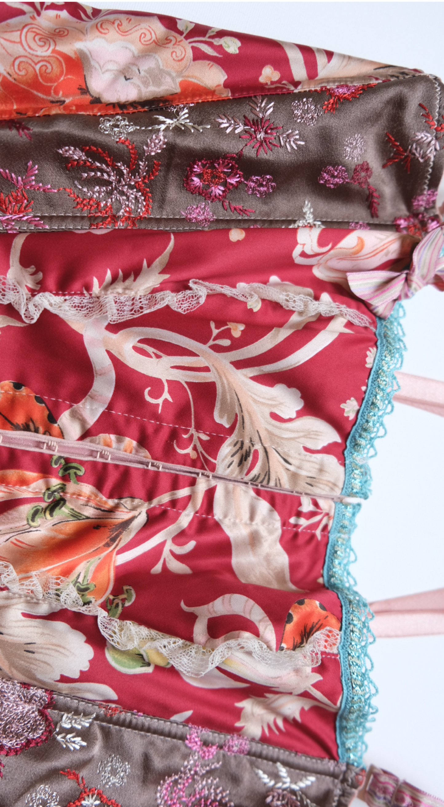 Kenzo ~ Y2K Floral Lace Corset