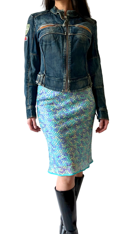 Miss Sixty 2000s Motor Sport Denim Jacket