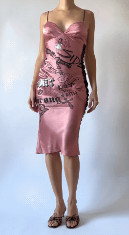 Miss Sixty 2003 Graffiti Christina Aguilera Dress