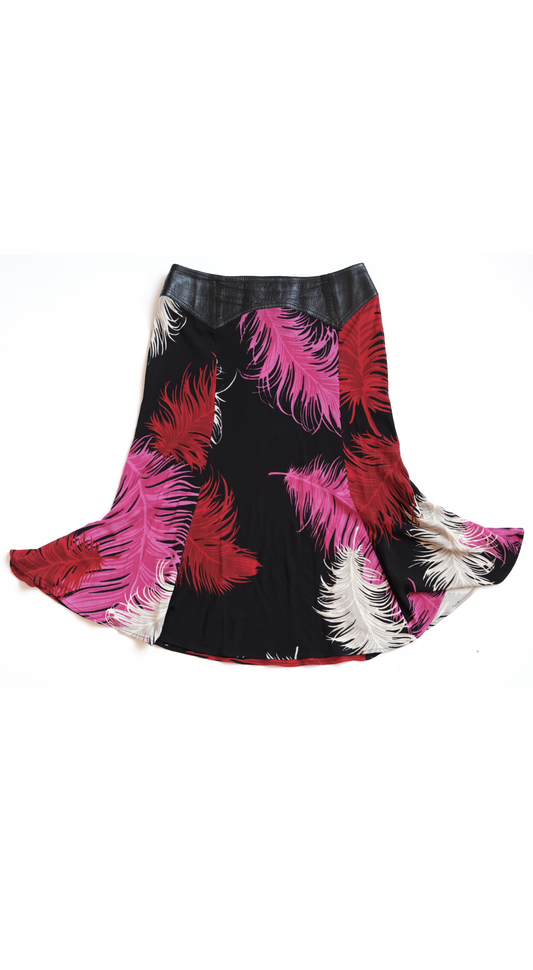 Gianni Versace F/W 2001 Runway Feather Skirt