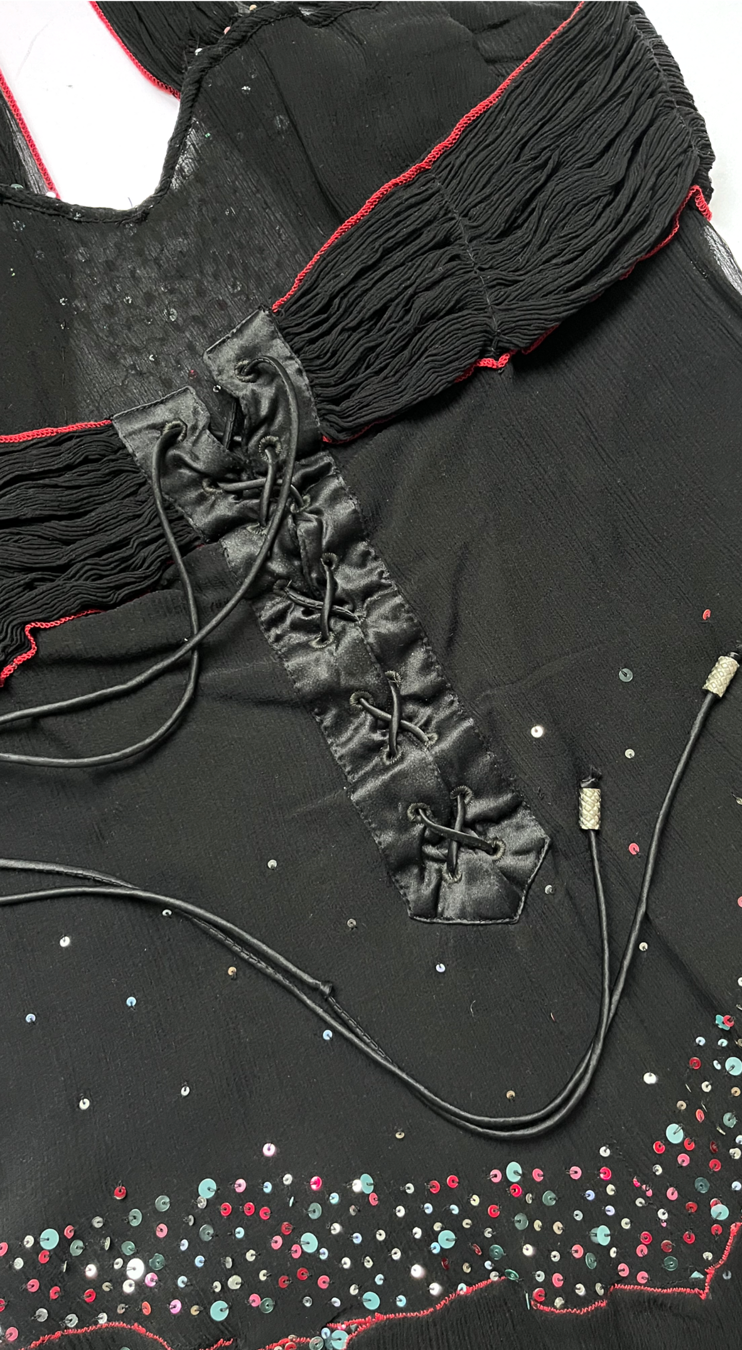 Roberto Cavalli Y2K Asymmetrical Silk Sequin Dress