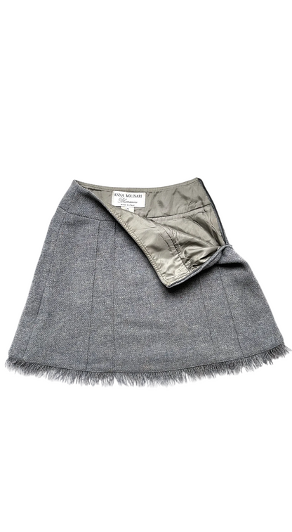 Anna Molinari F/W 1994 Runway Wool Blazer Skirt Set