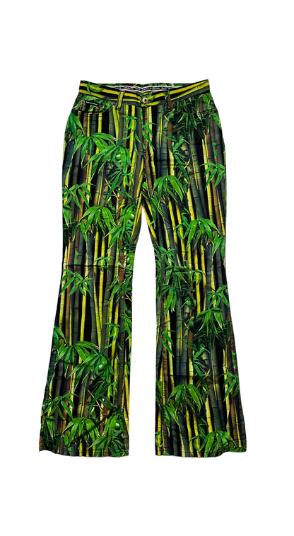 Dolce & Gabbana 2000s Bamboo Print Pants