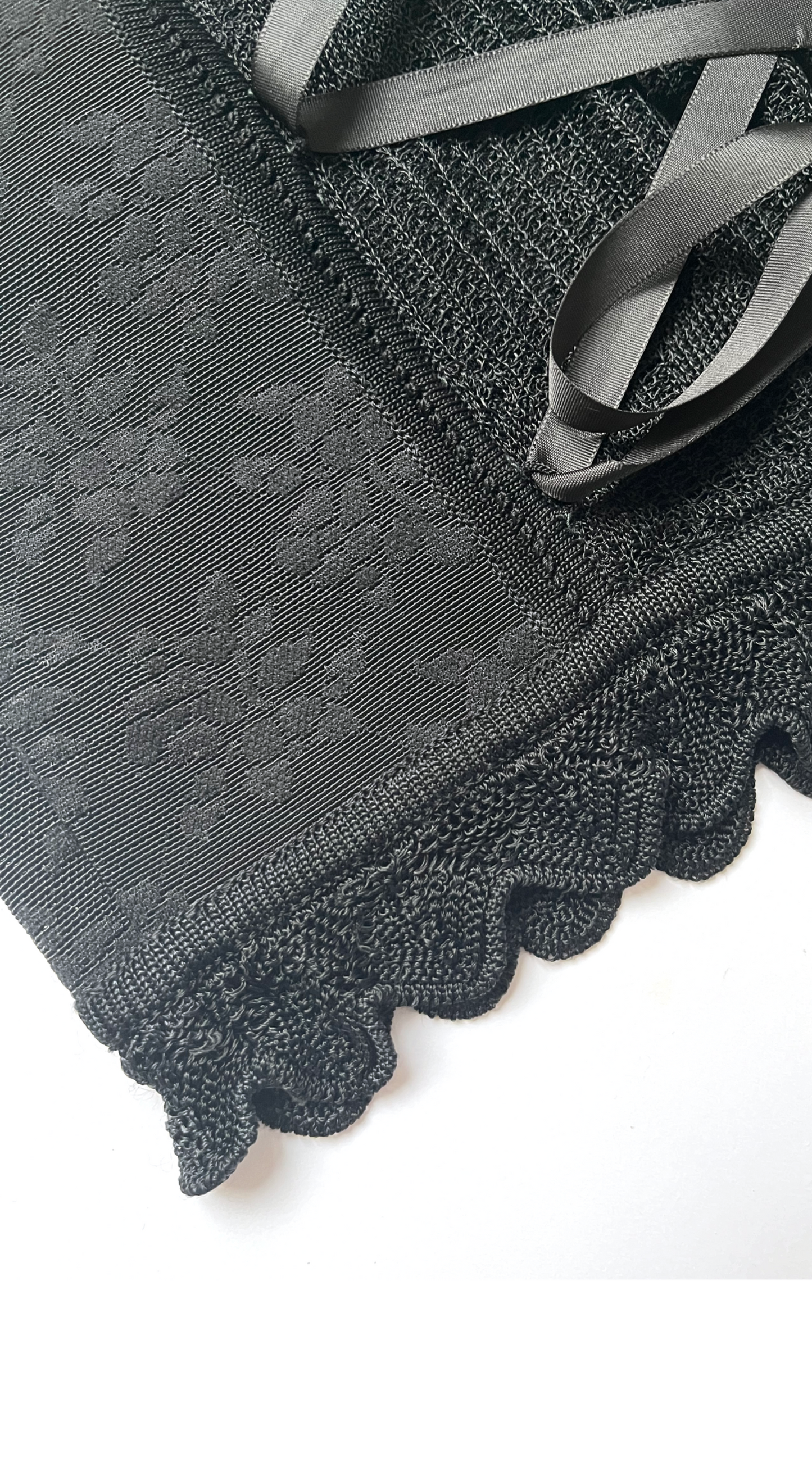 John Galliano ~ 2003 Knit Corset Skirt Set