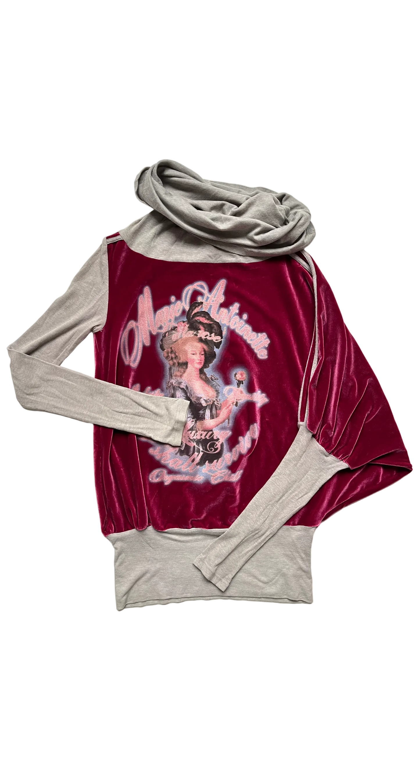 Dolce & Gabbana 2000s Marie Antoinette Off Shoulder Turtleneck