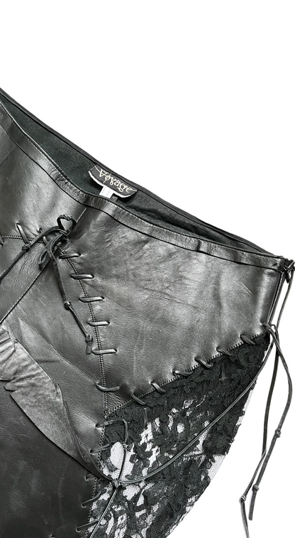 Voyage Runway F/W 2003 Lace Leather Pants