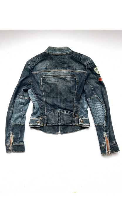 Miss Sixty 2000s Motor Sport Denim Jacket