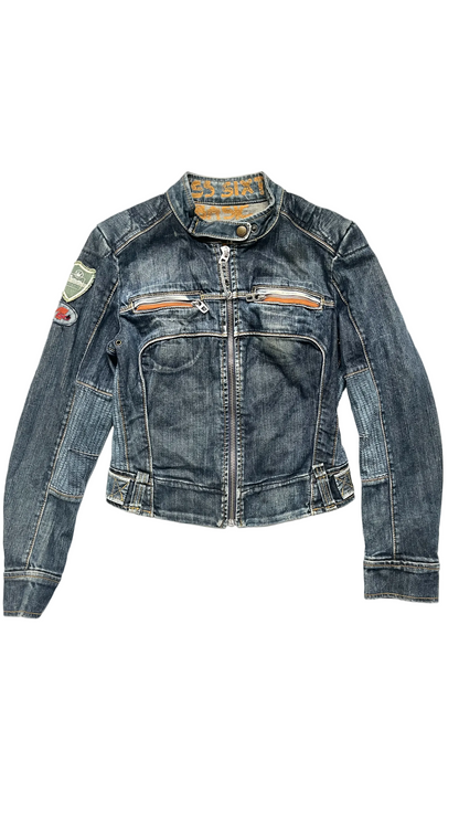Miss Sixty 2000s Motor Sport Denim Jacket