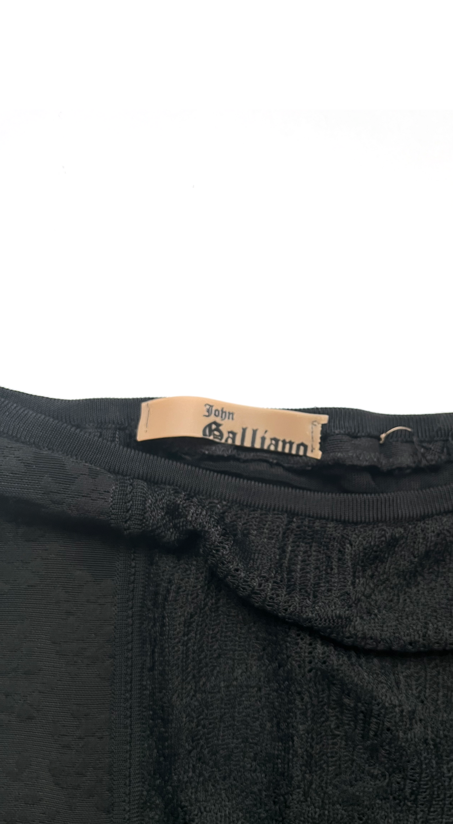 John Galliano ~ 2003 Knit Corset Skirt Set