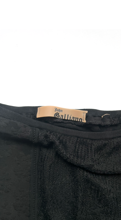 John Galliano ~ 2003 Knit Corset Skirt Set