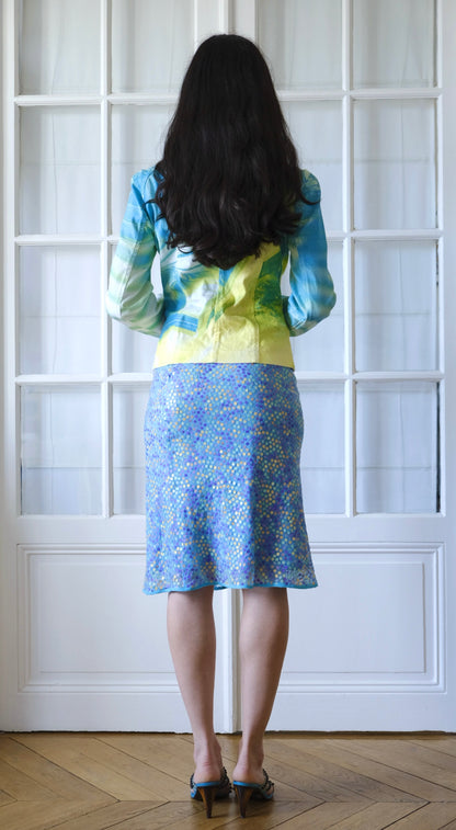 Roberto Cavalli ~ 2001 Psychedelic Zip Jacket