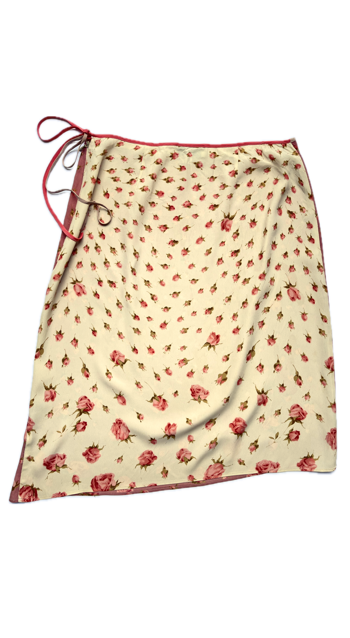 Blumarine SS 2000 Rose Set Skirt Cardigan