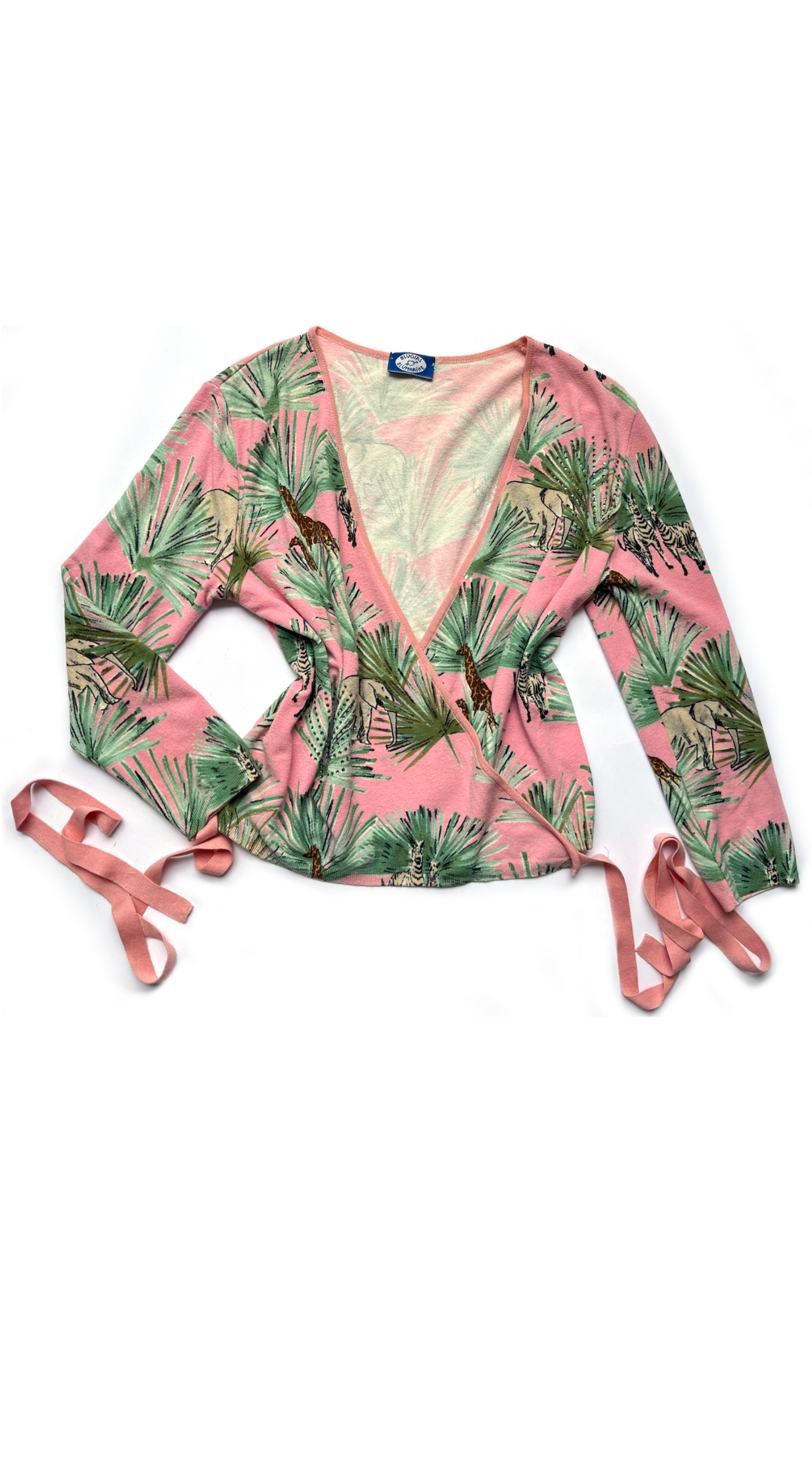 Blugirl Blumarine Runway SS 2003 Tropical Wrap Top