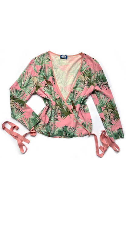 Blugirl Blumarine Runway SS 2003 Tropical Wrap Top