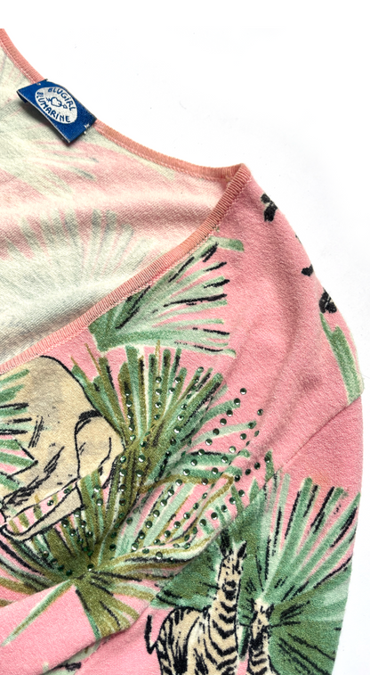 Blugirl Blumarine Runway SS 2003 Tropical Wrap Top