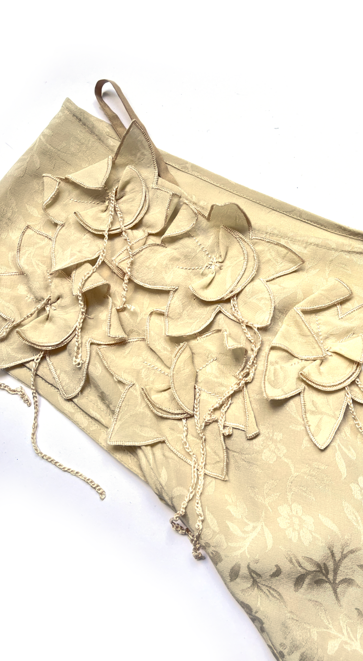 Lolita Lempicka Silk Creme Floral Dress