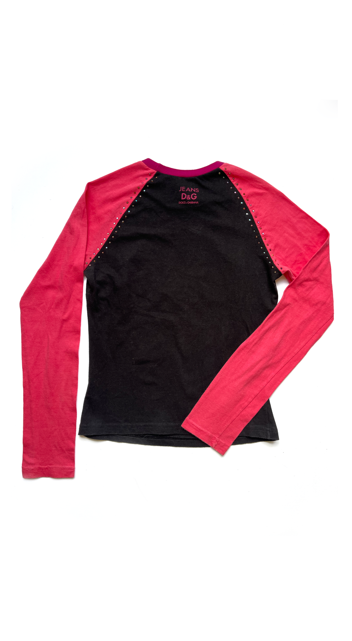 Dolce & Gabbana ~ Y2K Rhinestone Rebel Top