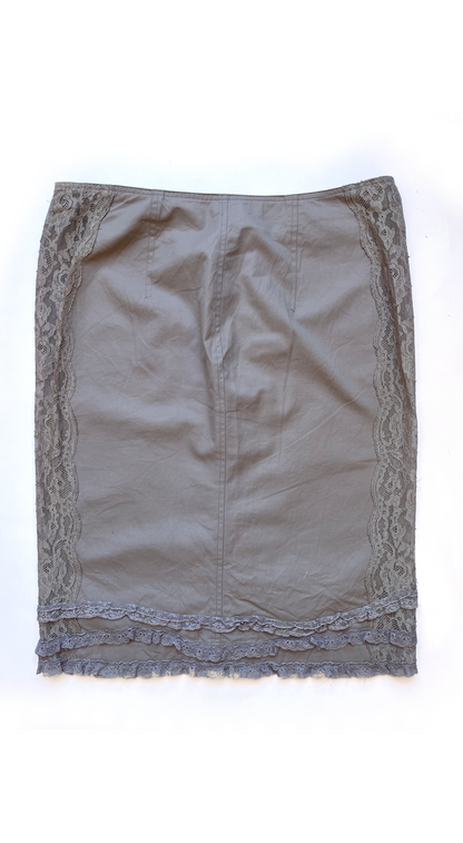 Lolita Lempicka 2000s Lace Corset & Skirt Set