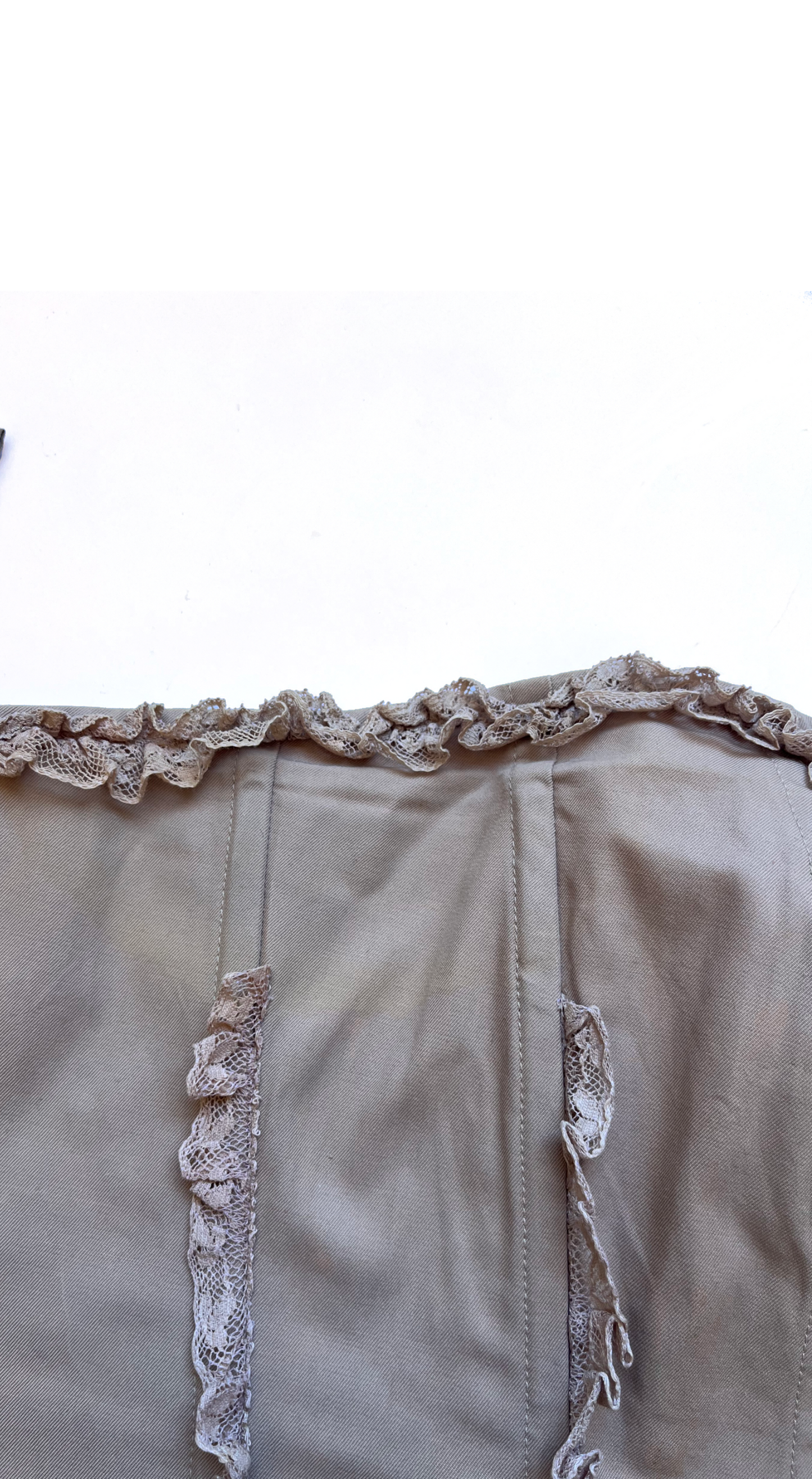 Lolita Lempicka 2000s Lace Corset & Skirt Set