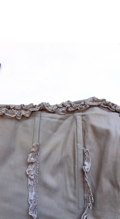 Lolita Lempicka 2000s Lace Corset & Skirt Set