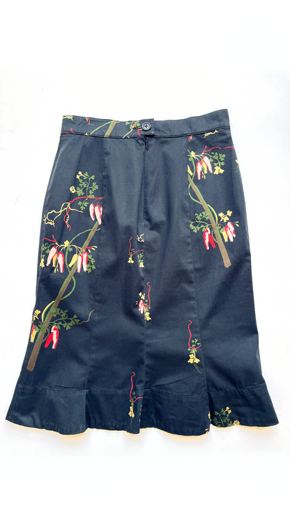 Vivienne Westwood Anglomania Early 2000s Floral Tailored Jacket & Skirt Set