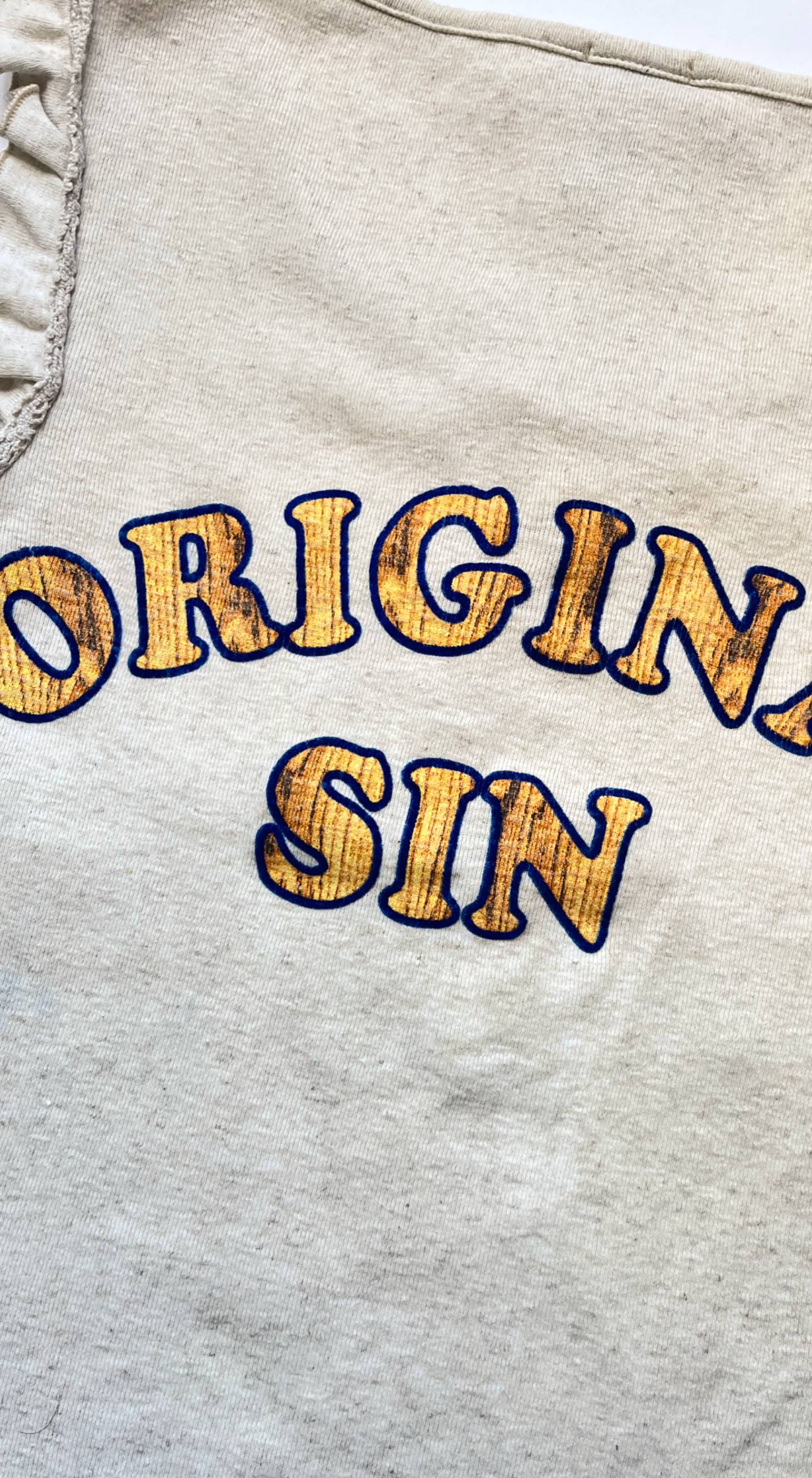 Dolce & Gabbana D&G 2003 Lace-Up “Super Nature / Original Sin” Top