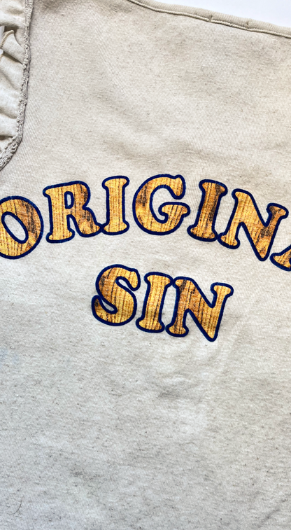 Dolce & Gabbana D&G 2003 Lace-Up “Super Nature / Original Sin” Top