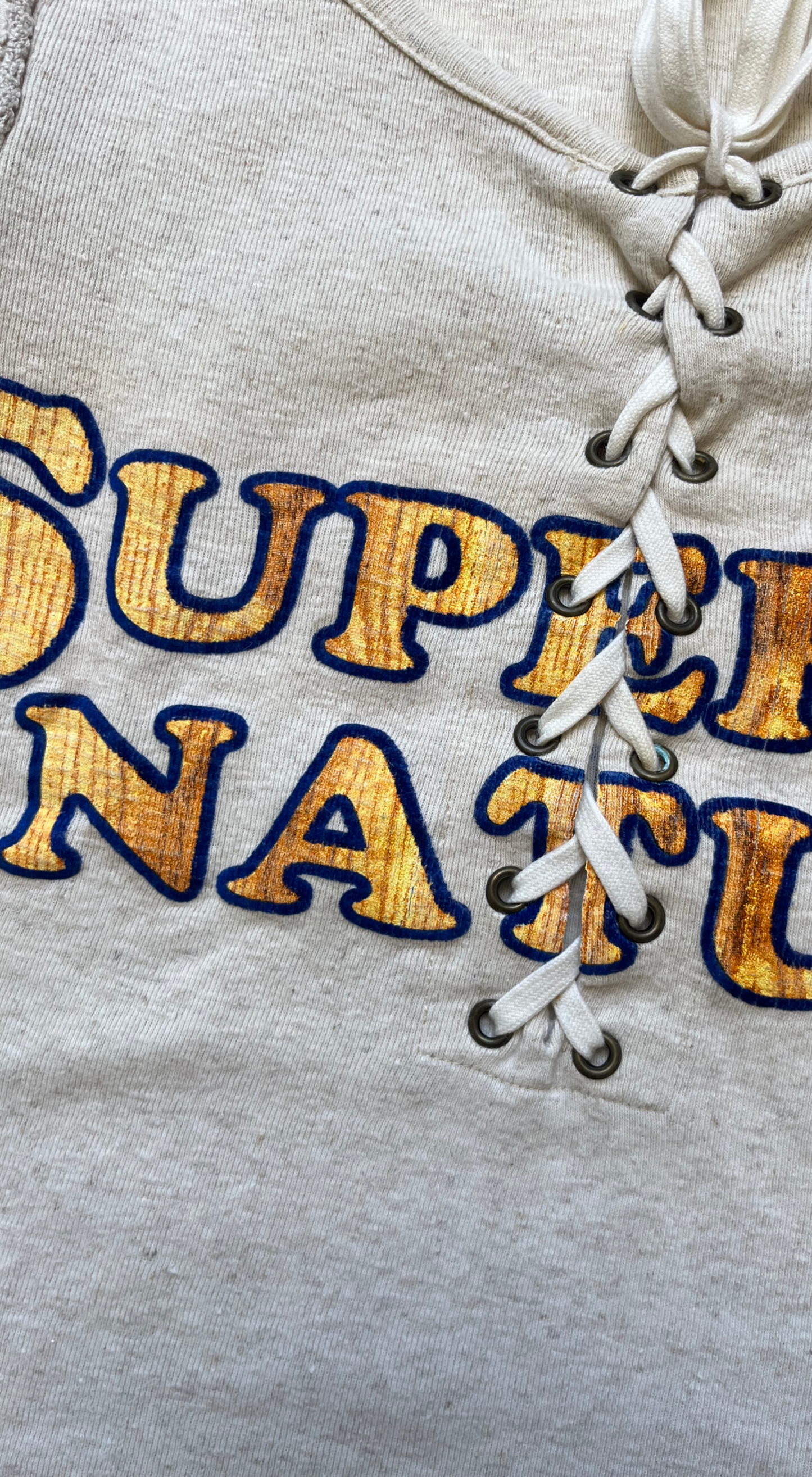 Dolce & Gabbana D&G 2003 Lace-Up “Super Nature / Original Sin” Top