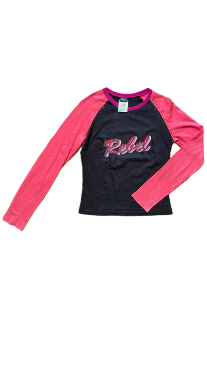 Dolce & Gabbana ~ Y2K Rhinestone Rebel Top
