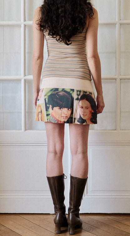 CUSTO Barcelona ~ Y2k 60s Print Mini Dress