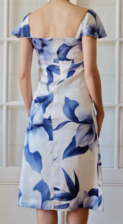 Lorenzo Riva ~ SS 2003 Runway Silk Floral Dress