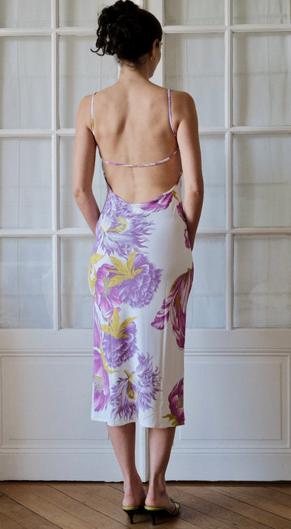 Gianfranco Ferré SS2000 Floral Open-Back Dress – Carrie Bradshaw SATC