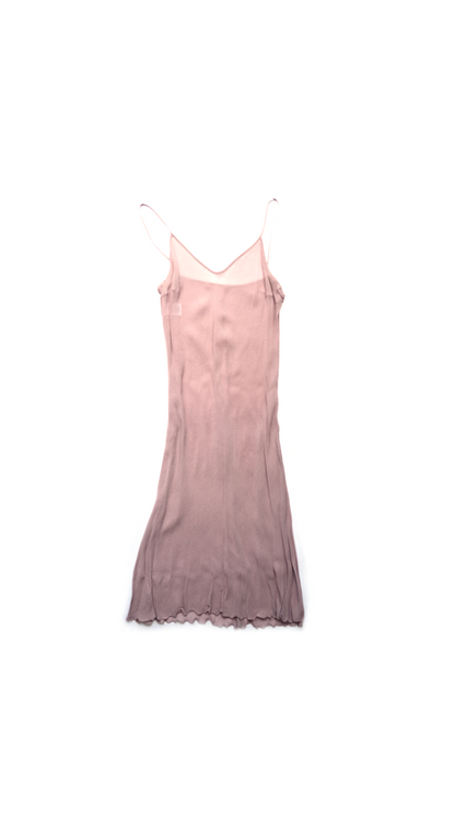 Blumarine Silk Floral Fairy Dress with Slip Early 2000s