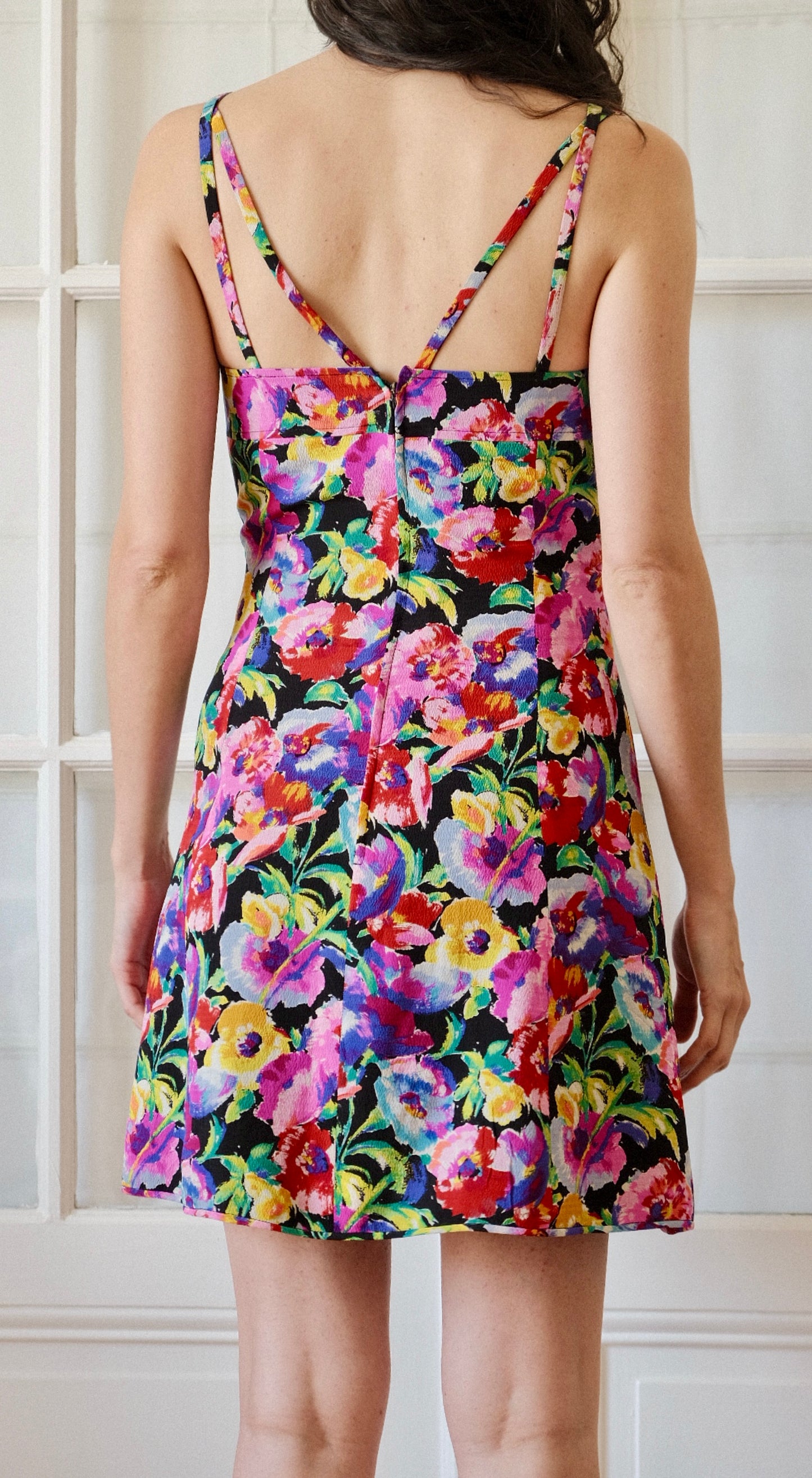 Emanuel Ungaro Parallèle Floral Bustier Dress – 2000s