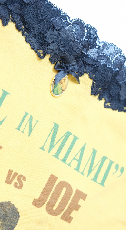 Dolce & Gabbana Lace Trim Top “Thrill in Miami”