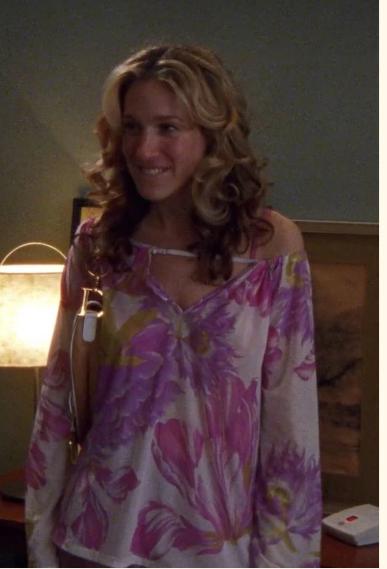 Gianfranco Ferré SS2000 Floral Open-Back Dress – Carrie Bradshaw SATC