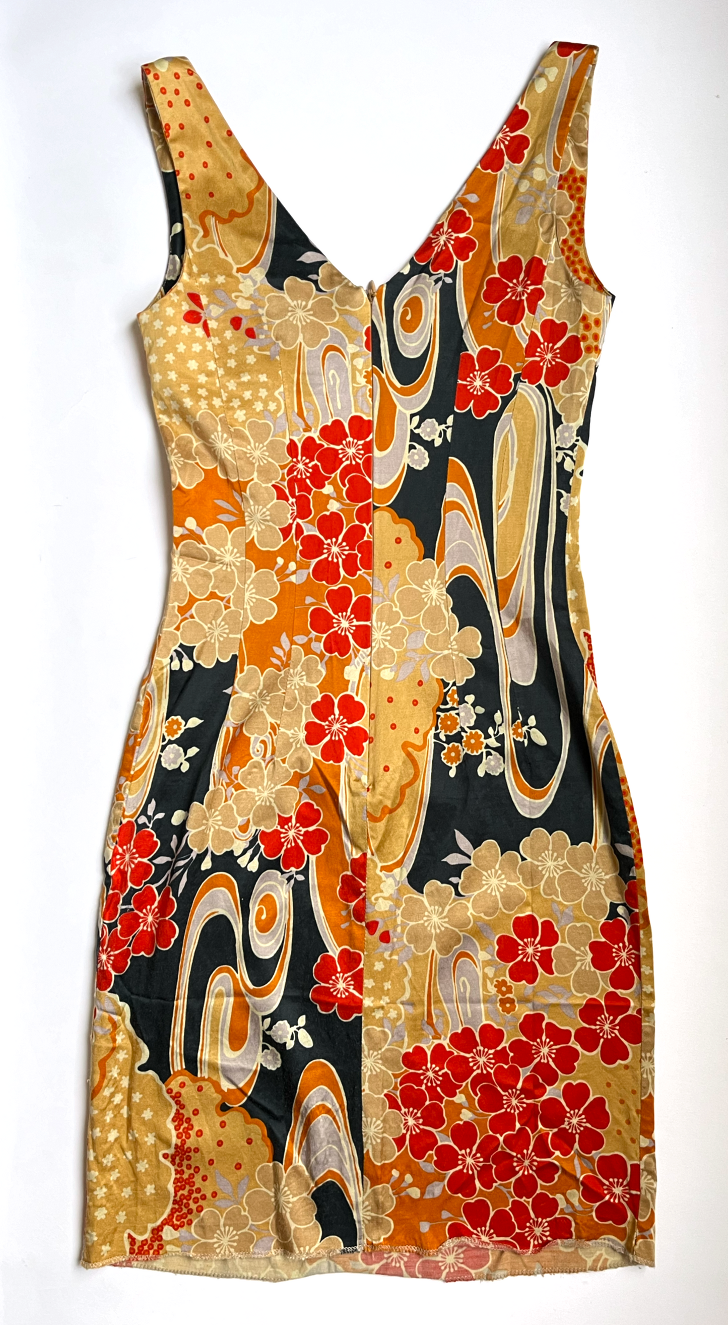 Dolce & Gabbana ~ 2000s Abstract Floral Print Dress 