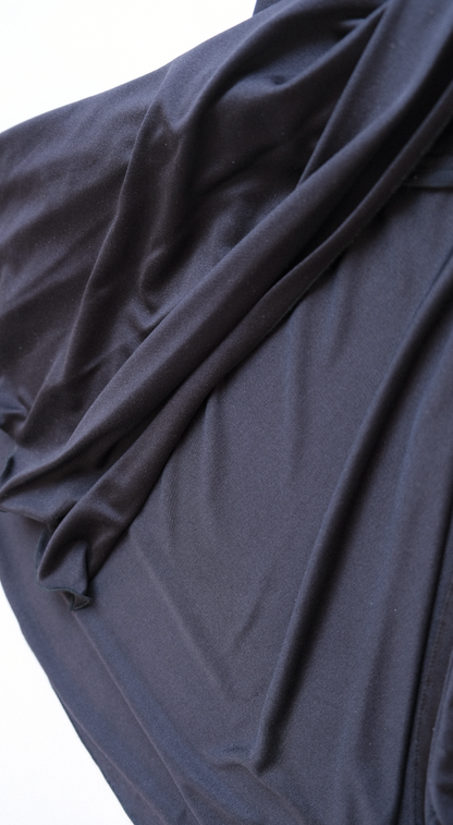Valentino SS 2004 Black Silk Dress