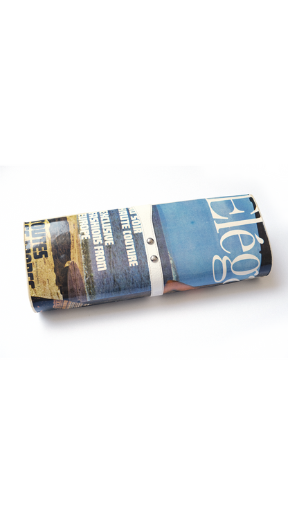 Elegance Paris 1970s Magazine Clutch Carrie Bradshaw SATC