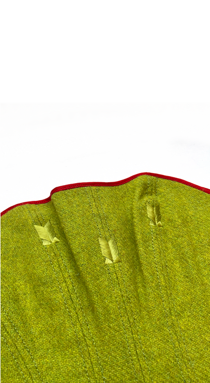 Sam Smith Y2k Apple Green Wool Corset Top